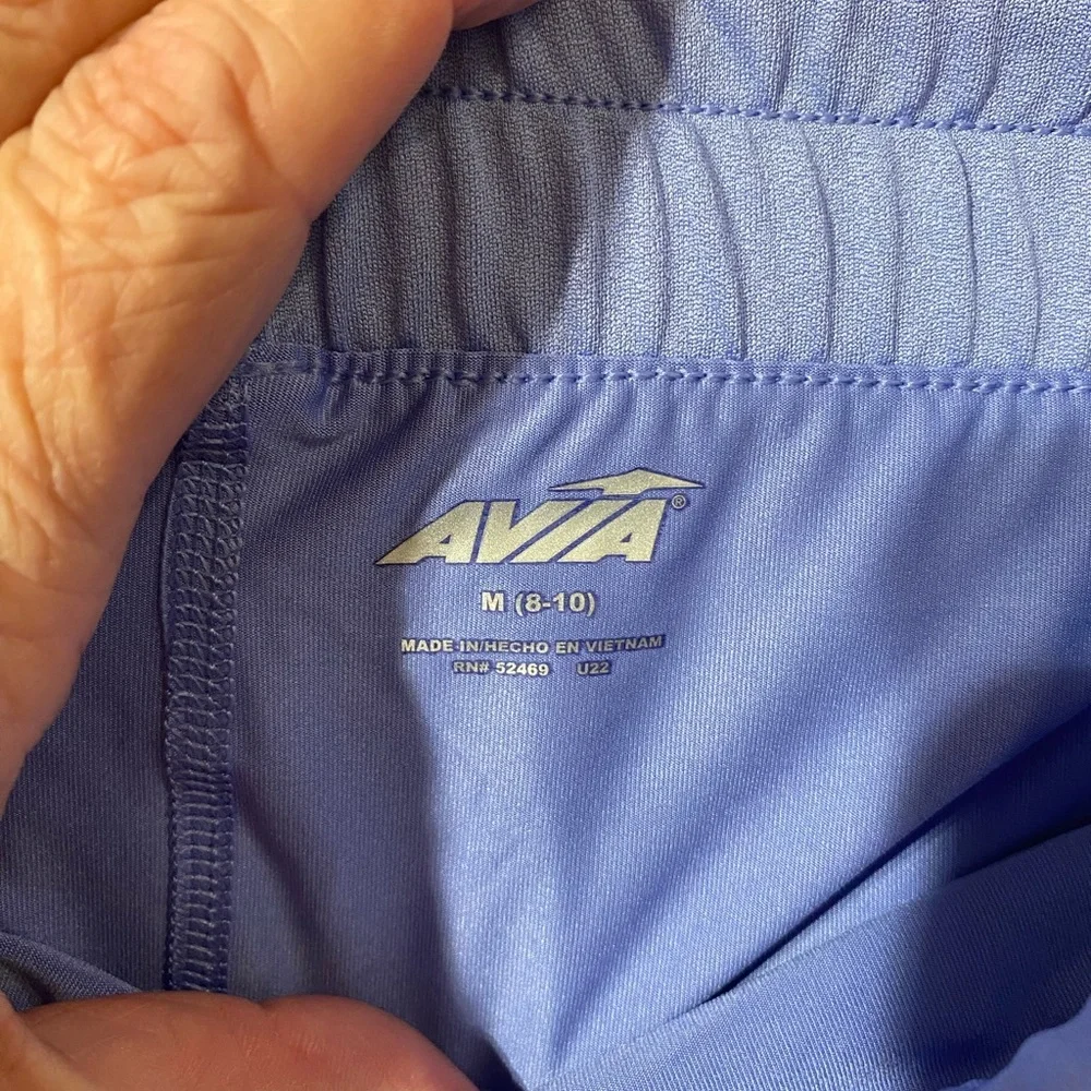 Avia Women's Athletic Shorts in Blue Medium (8-10) (PQ)